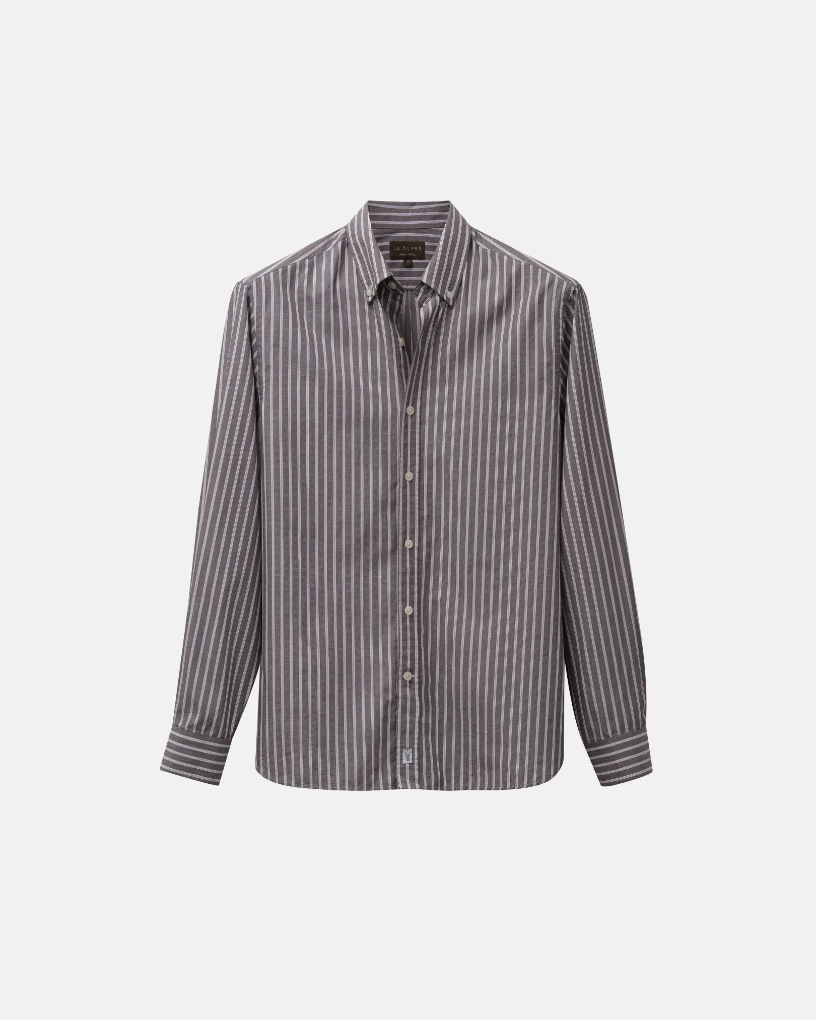 Image of Retro Black Stripe Dress Shirt