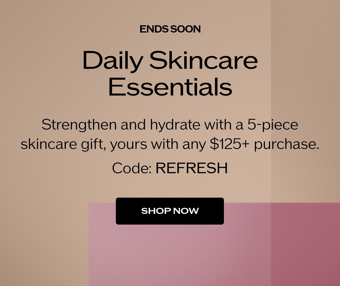 Strengthen and hydrate with a 5-piece skincare gift, yours with any $125+ purchase. CODE: REFRESH