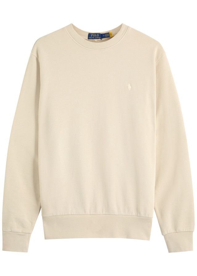 POLO RALPH LAUREN Logo-embroidered cotton sweatshirt
