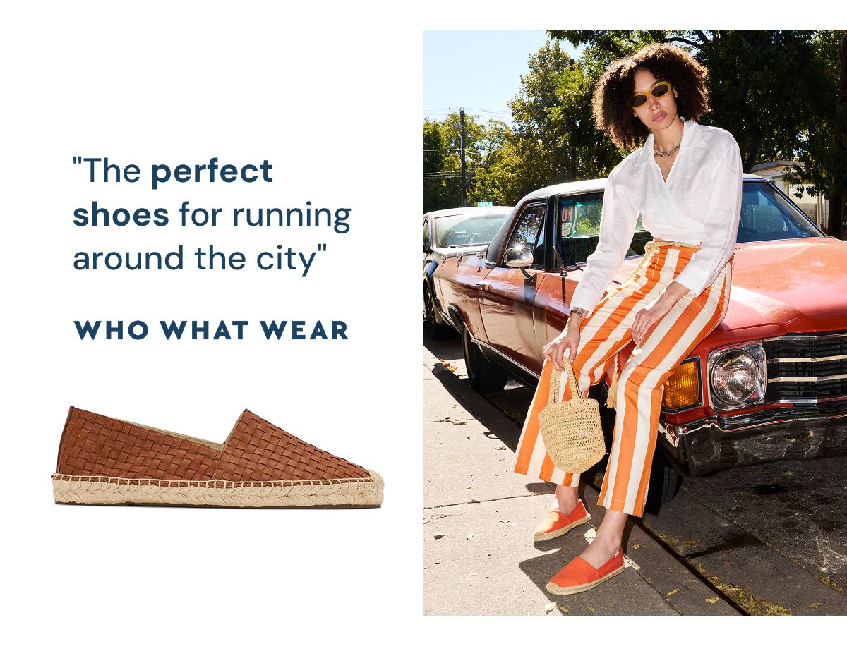"The perfect shoes for running around the city" WHO WHAT WEAR