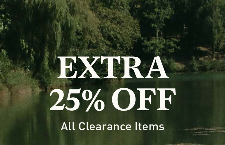 Sale on sale: extra 25% off