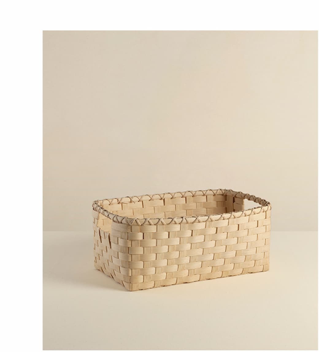 Shop | Woven Rattan Natural Basket