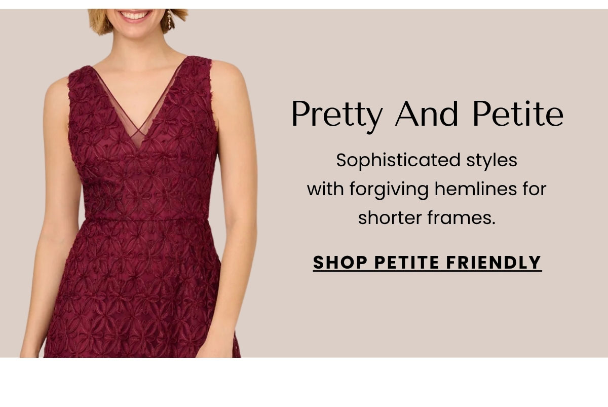 Shop Petite Friendly