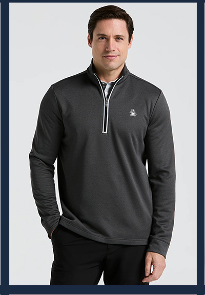 Shop the Quarter Zip Golf Pull-Over