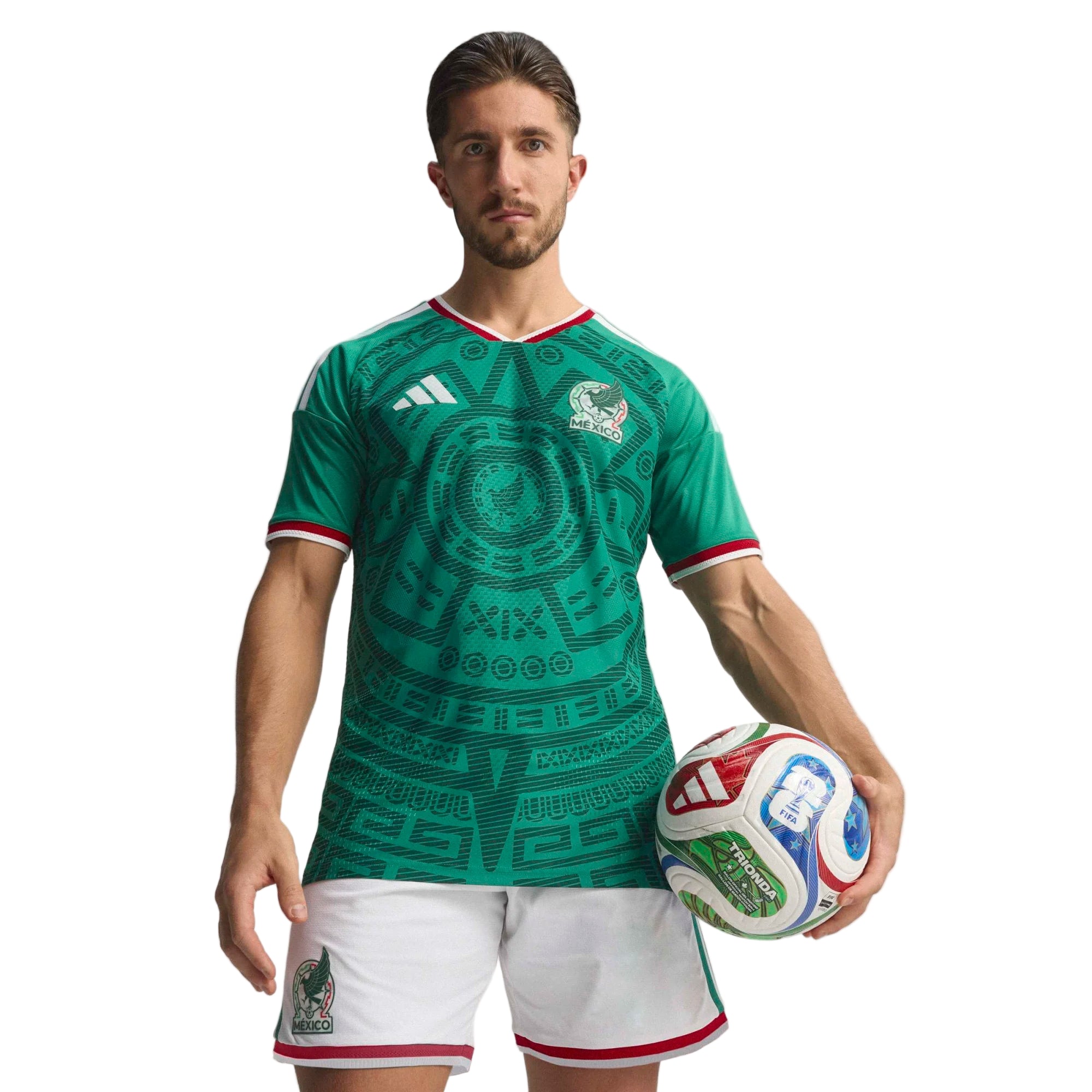 Image of Adidas Mexico Authentic Home Jersey 2026-Green