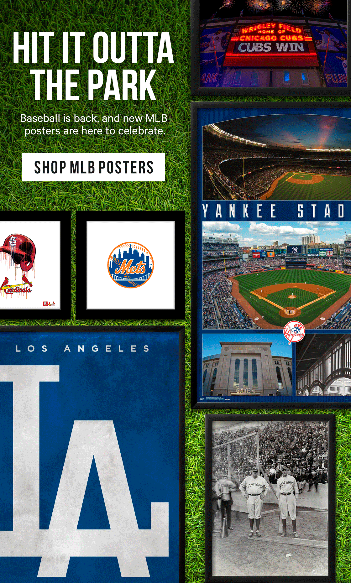 Hit It Outta the Park! Baseball is back, and new MLB posters are here to celebrate - Shop MLB Posters