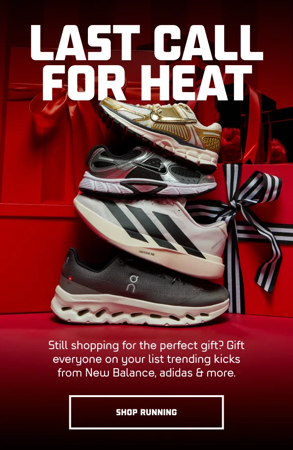 Still shopping for the perfect gift? Gift everyone on your list trending kicks from New Balance, adidas & more. | SHOP RUNNING