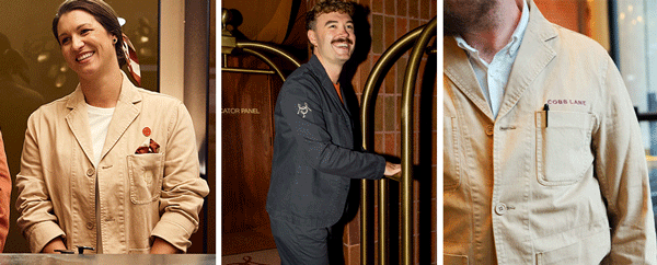 Hotel, retail and hospitality crews across the world love wearing teh Cargo Crew Chore Jacket