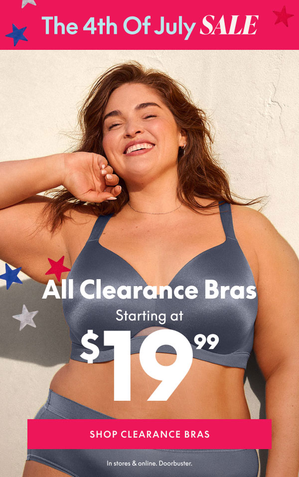 Clearance Bras $19.99