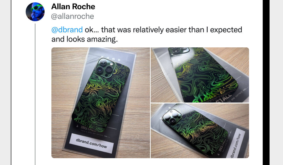 Ok, dbrand, that was relatively easier than I expected and looks amazing.
