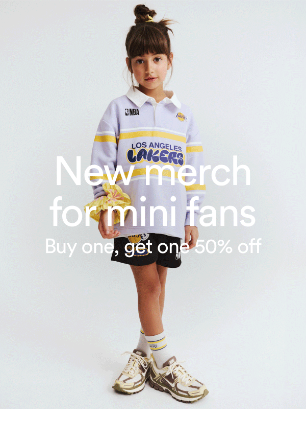 New merch for mini fans BUY ONE, GET ONE 50% OFF