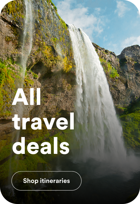 All travel deals category. Opens all Semi-Annual Sale deals.