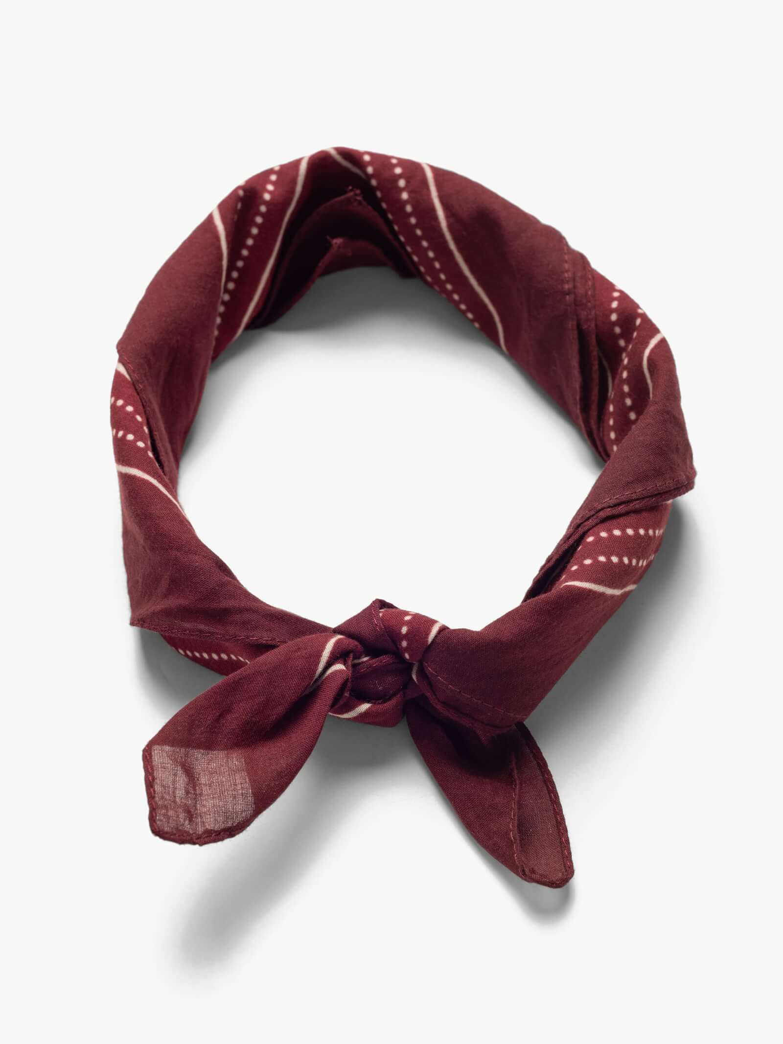 Image of Brooklyn Bandana in Red Mahogany