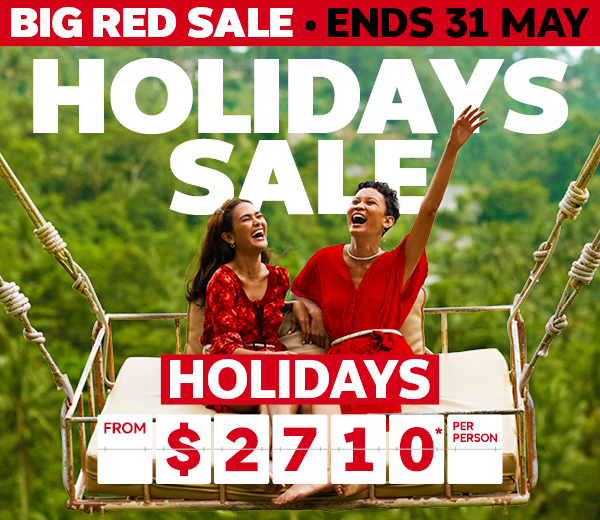 HOLIDAYS SALE - BOOK NOW