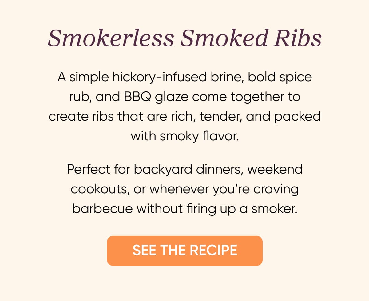 Smokerless Smoked Ribs
