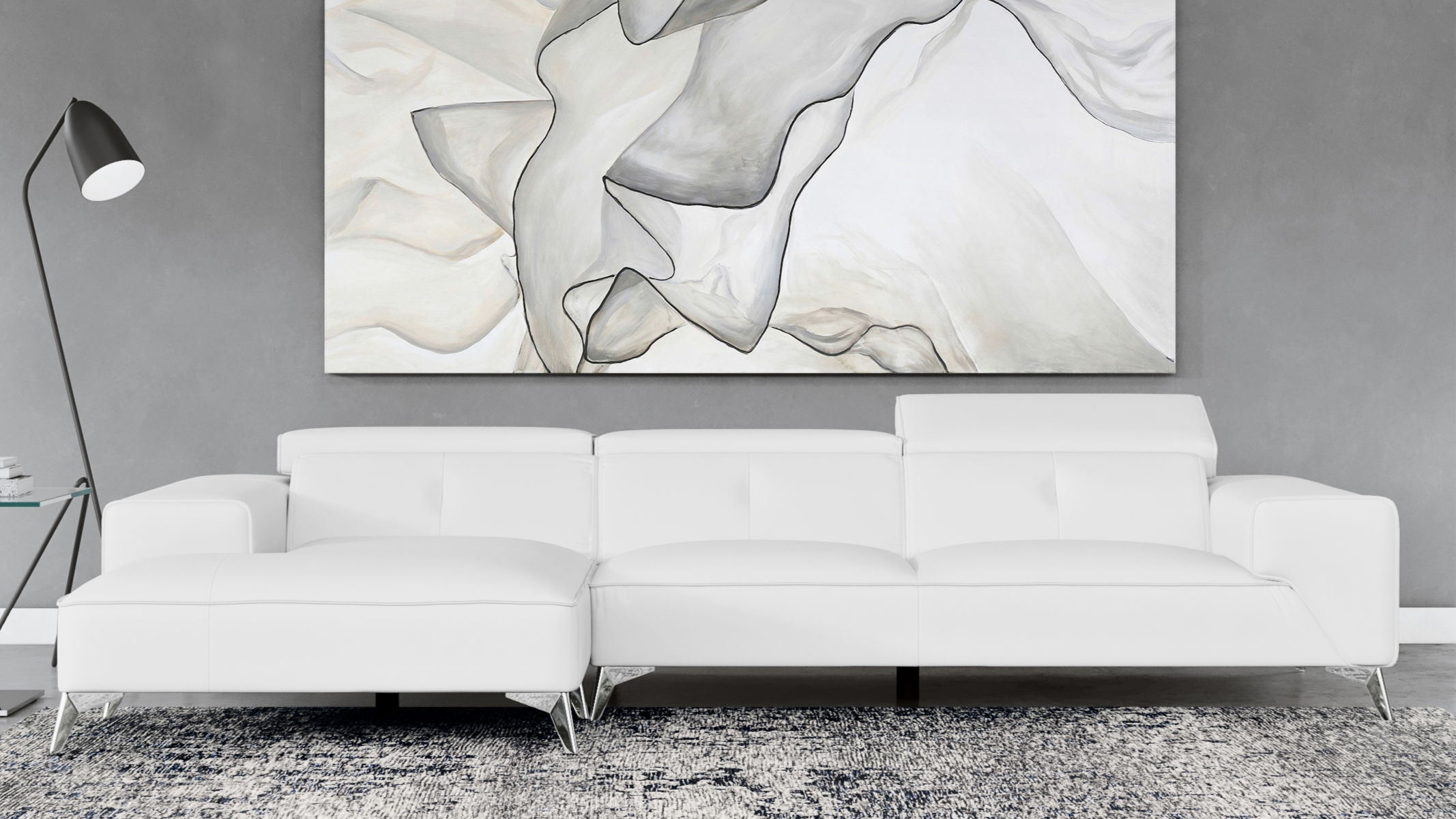 Raj Sectional - White