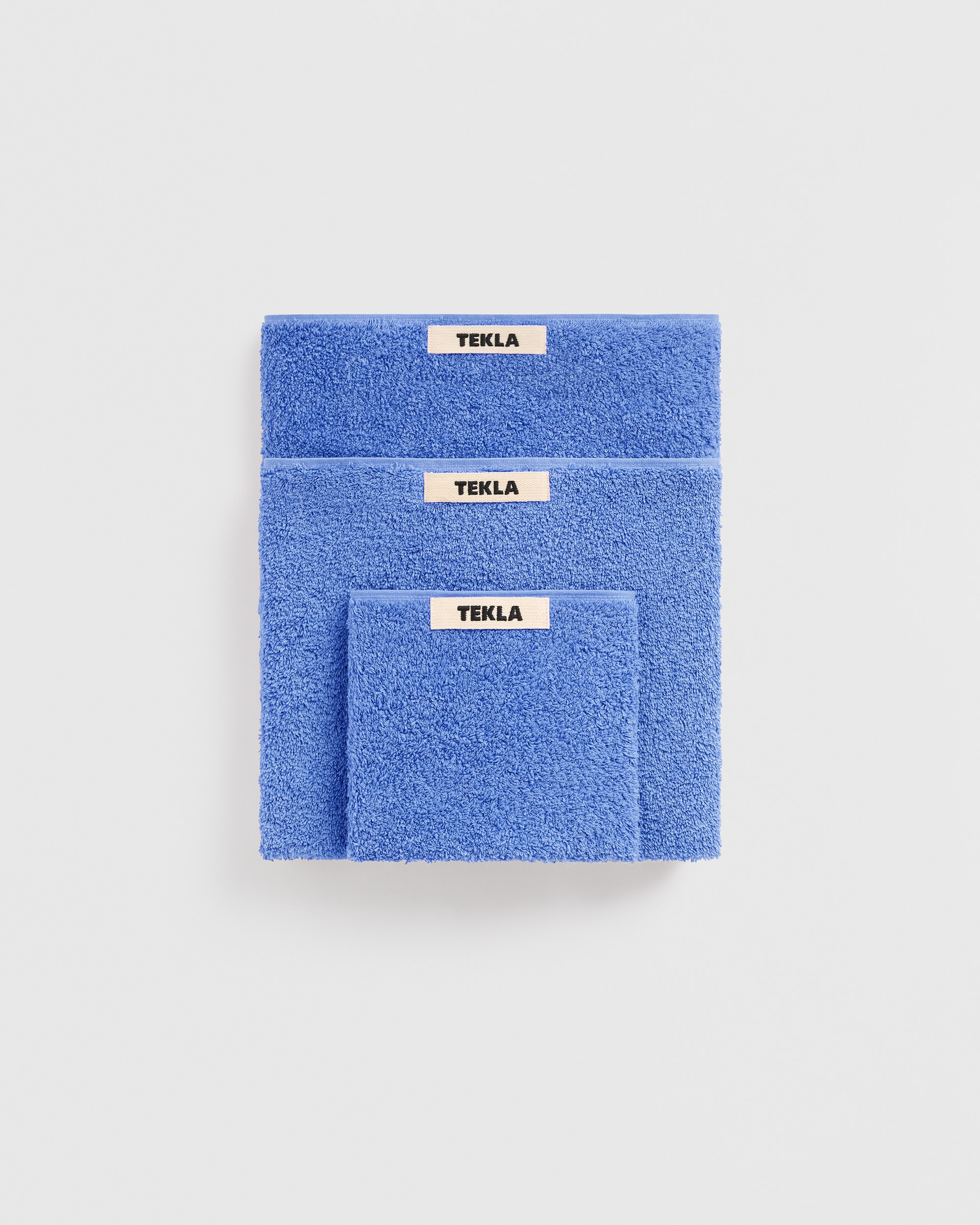 Clear Blue Terry towel