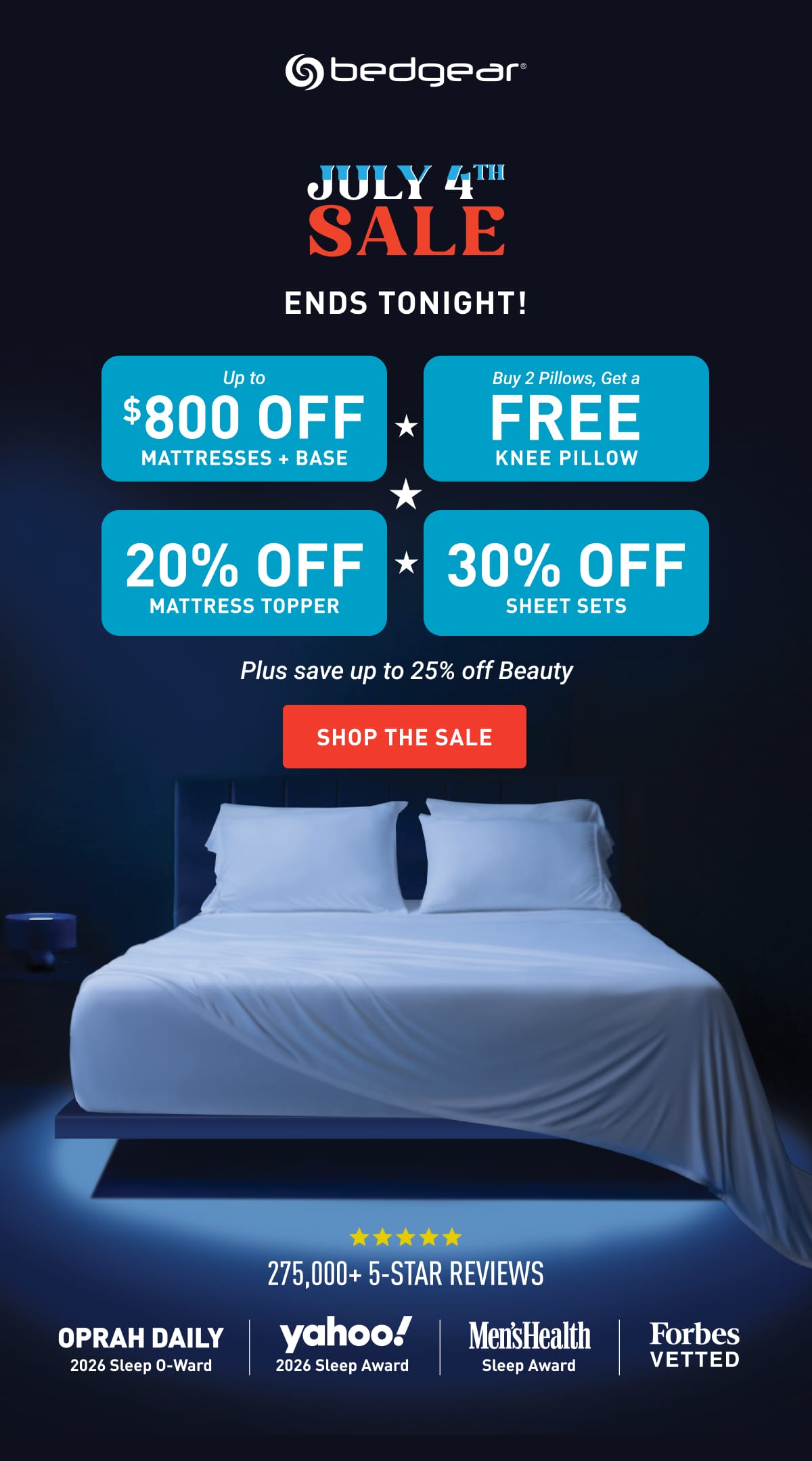 Save up to $800 on cool, breathable Performance® Bedding that is personally fit to you.