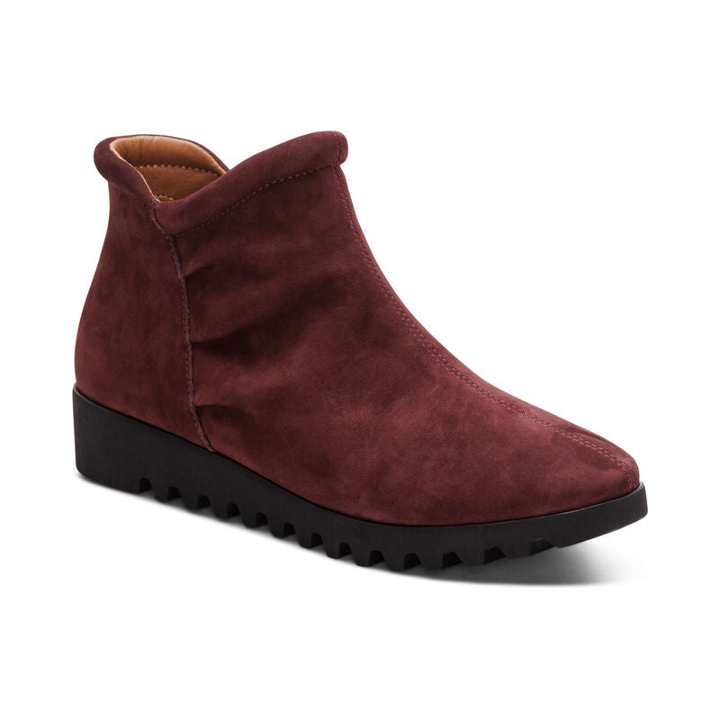 Image of Zoey Slip-On Boot - Burgundy