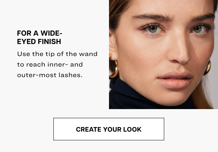 Use the tip of the wand to reach inner- and outer-most lashes.