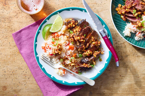Soy-Glazed Ribeye Steak