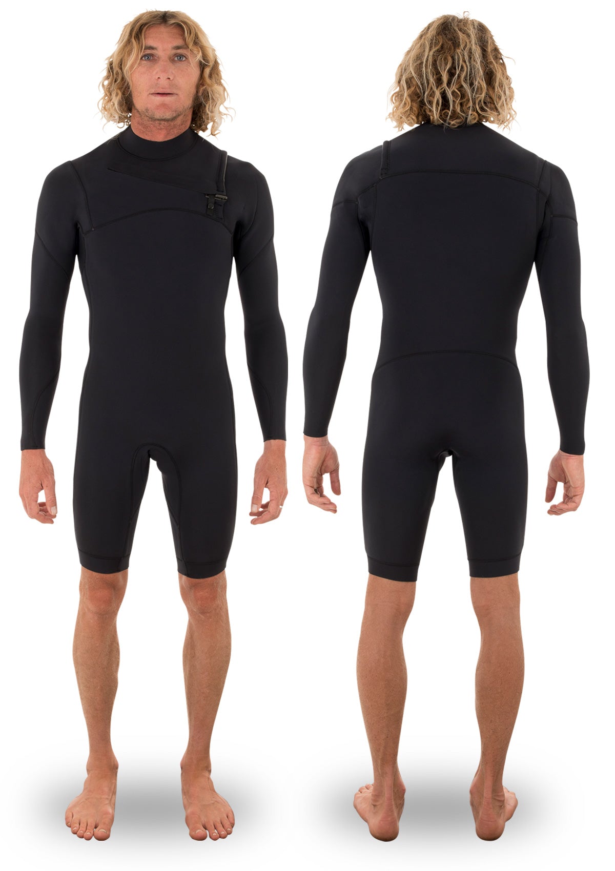2mm Chest Zip Long Arm Spring Wetsuit