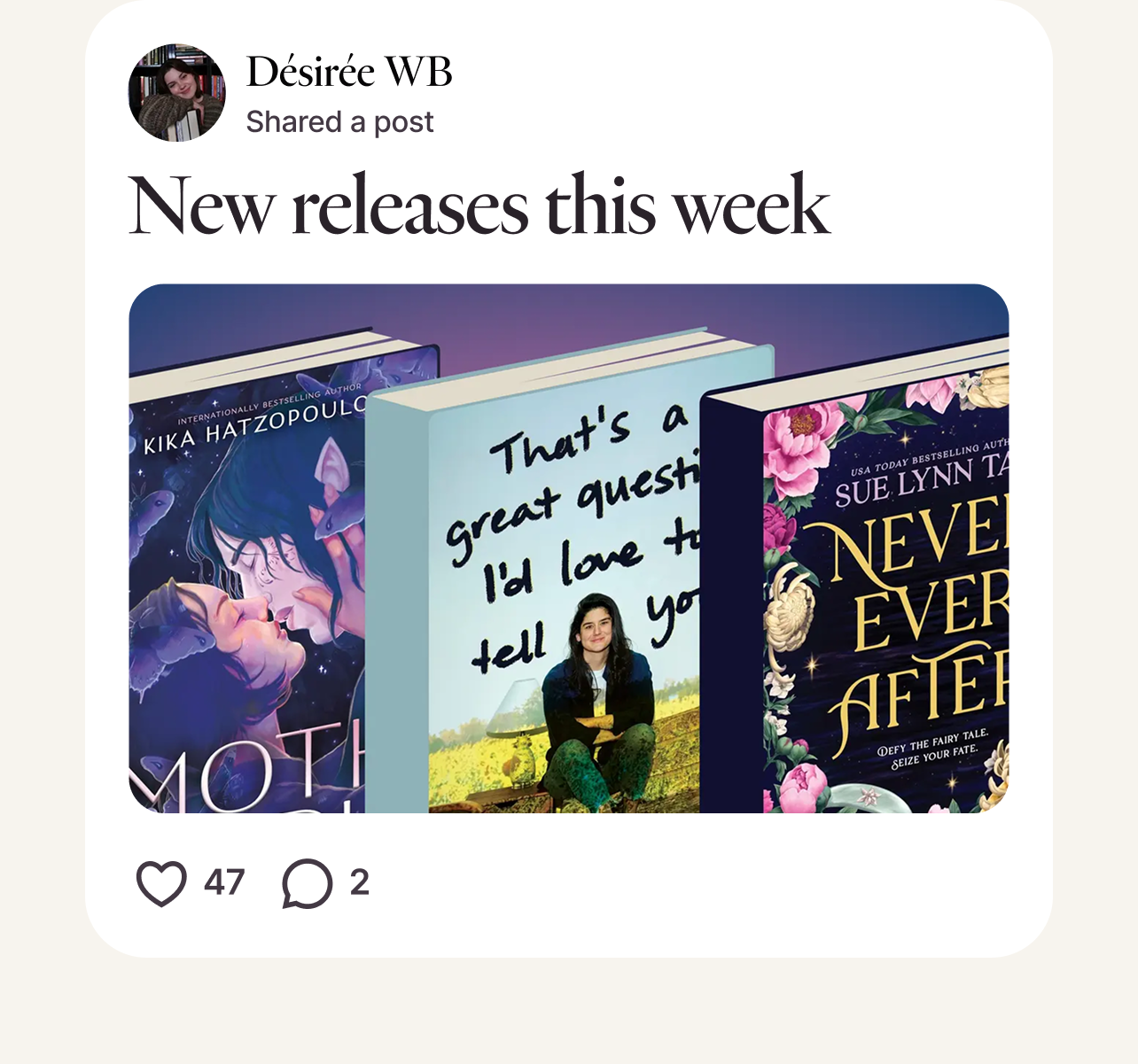 Post from Désirée