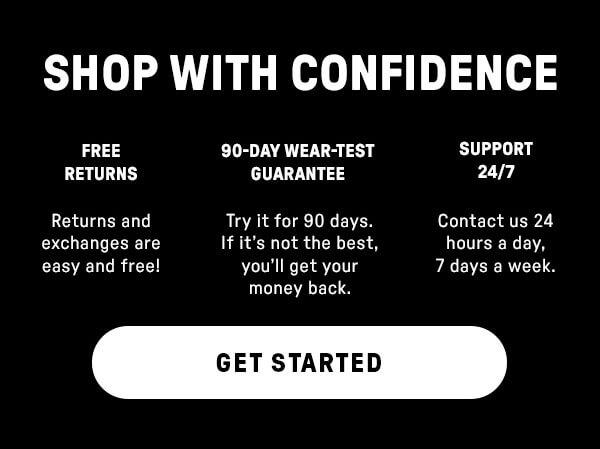SHOP WITH CONFIDENCE