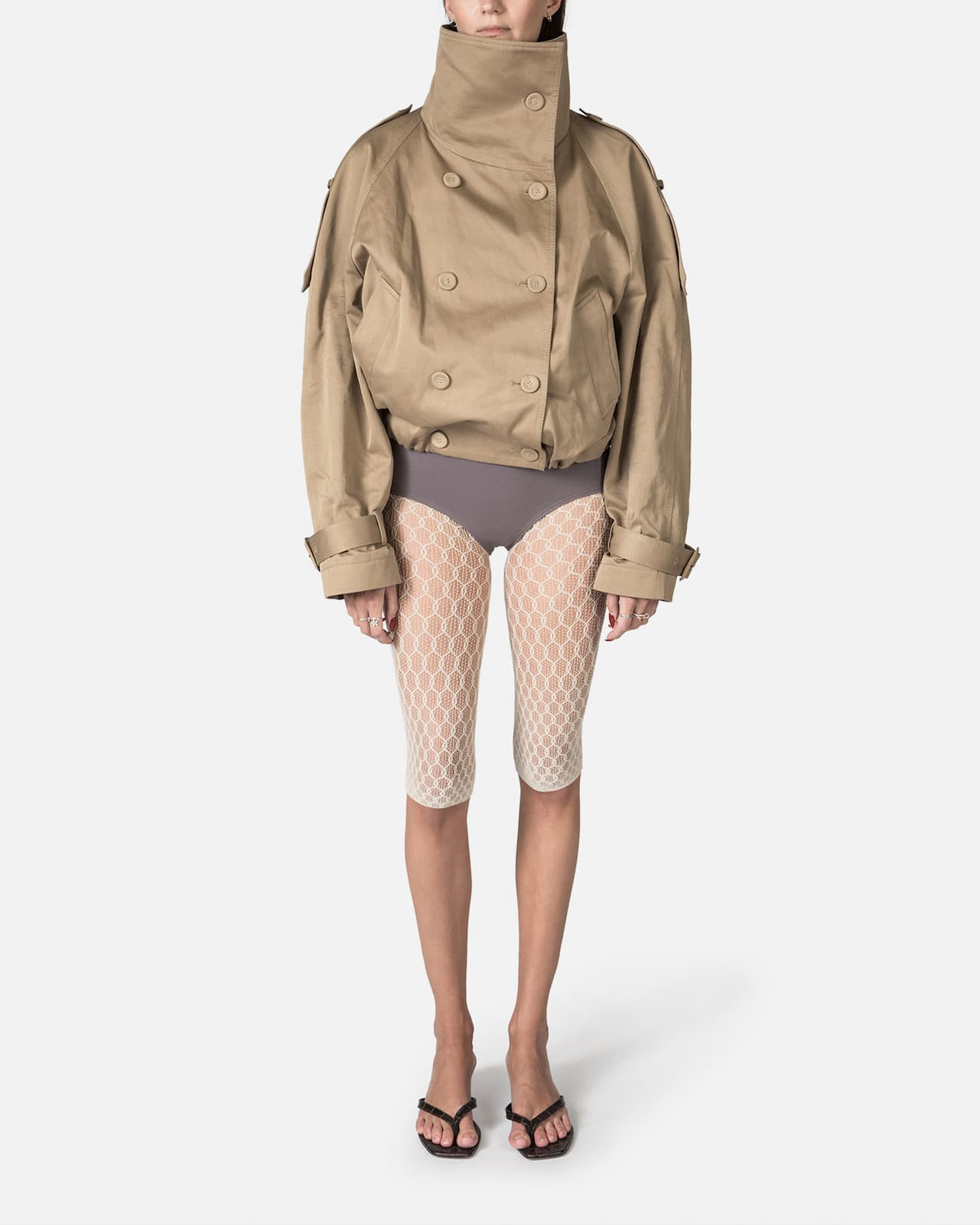 Laura Net Capri Oyster Grey