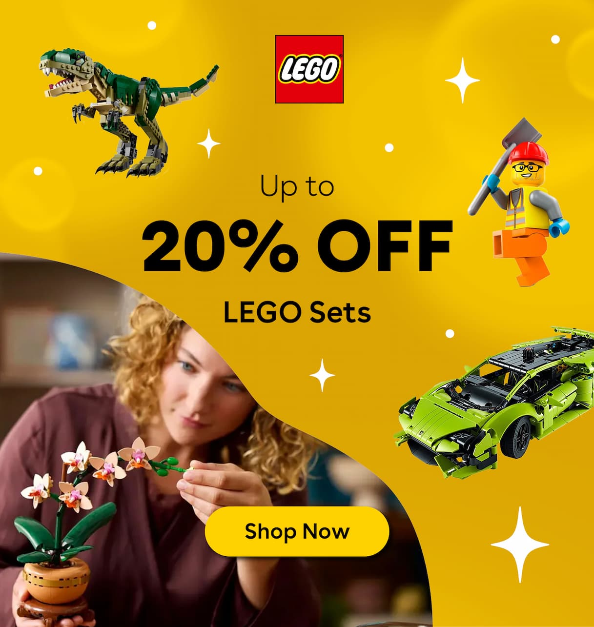 Up to 20% OFF LEGO Sets