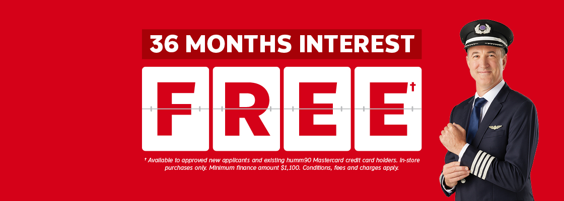 36 Months Interest Free*