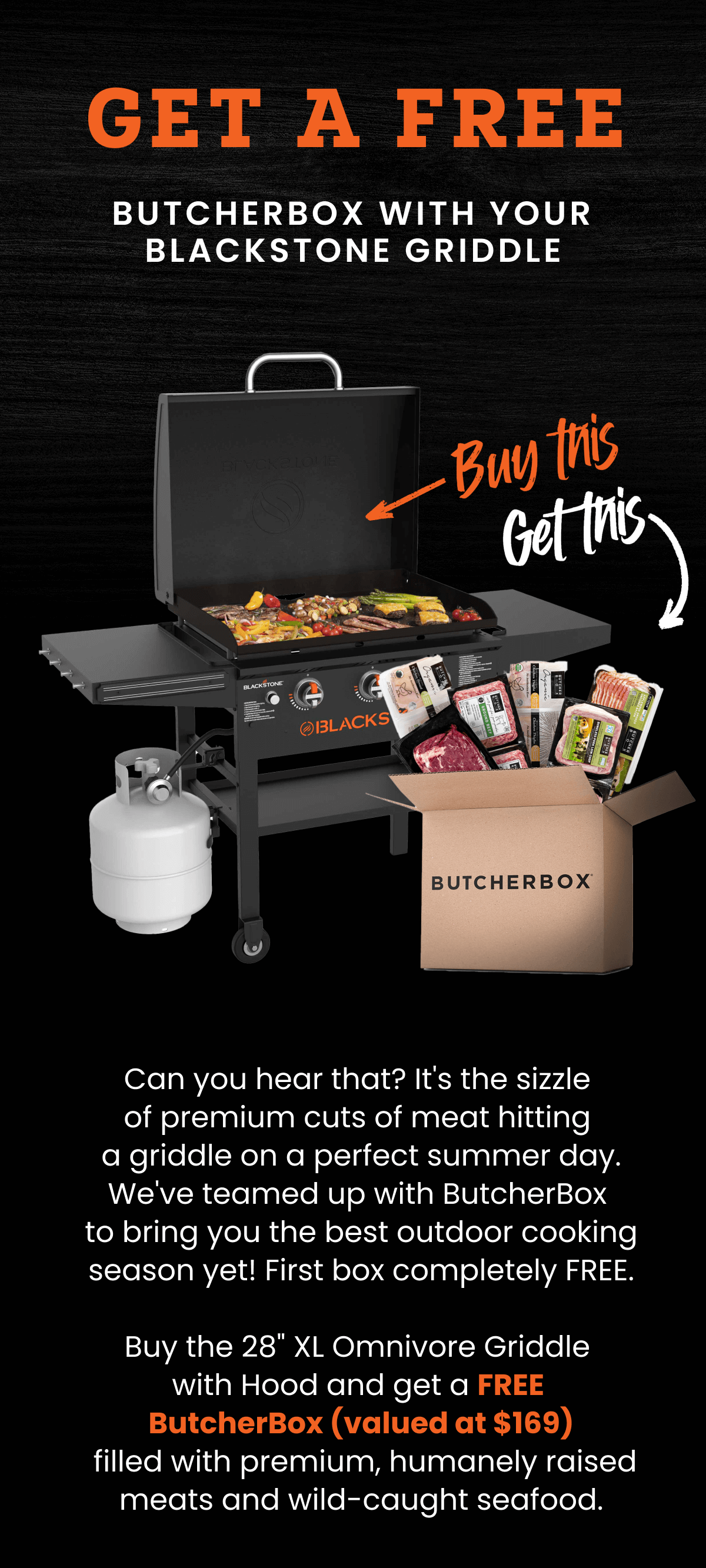 Get A Free Butcherbox With Your Blackstone Griddle