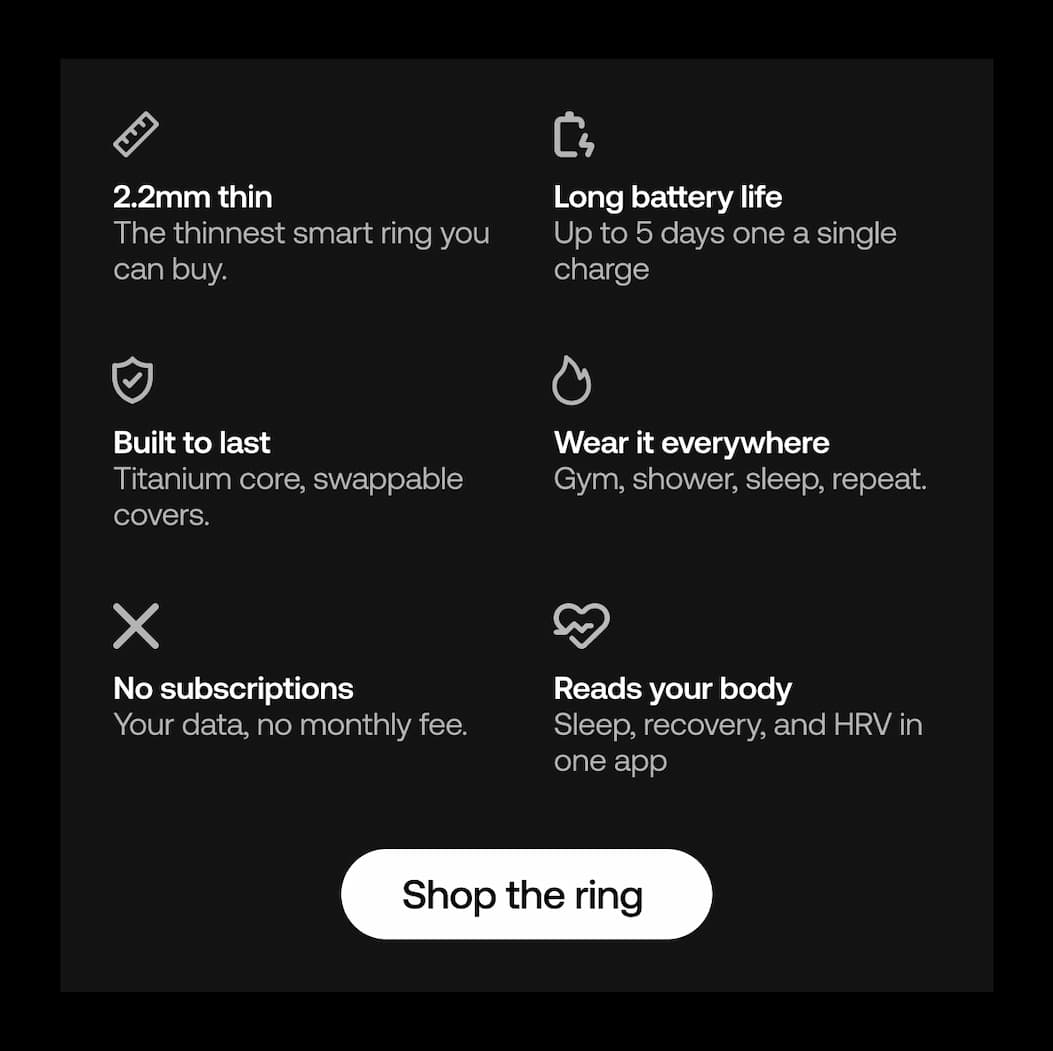 QALO Smart Ring Details