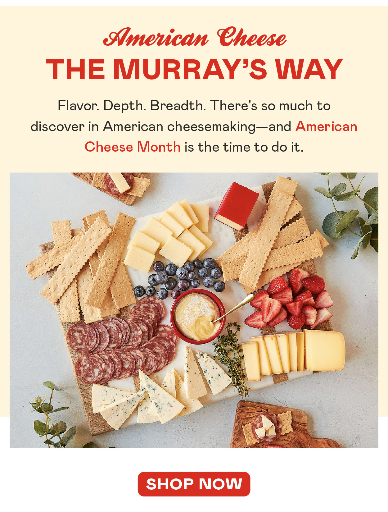 American Cheese the Murray's Way