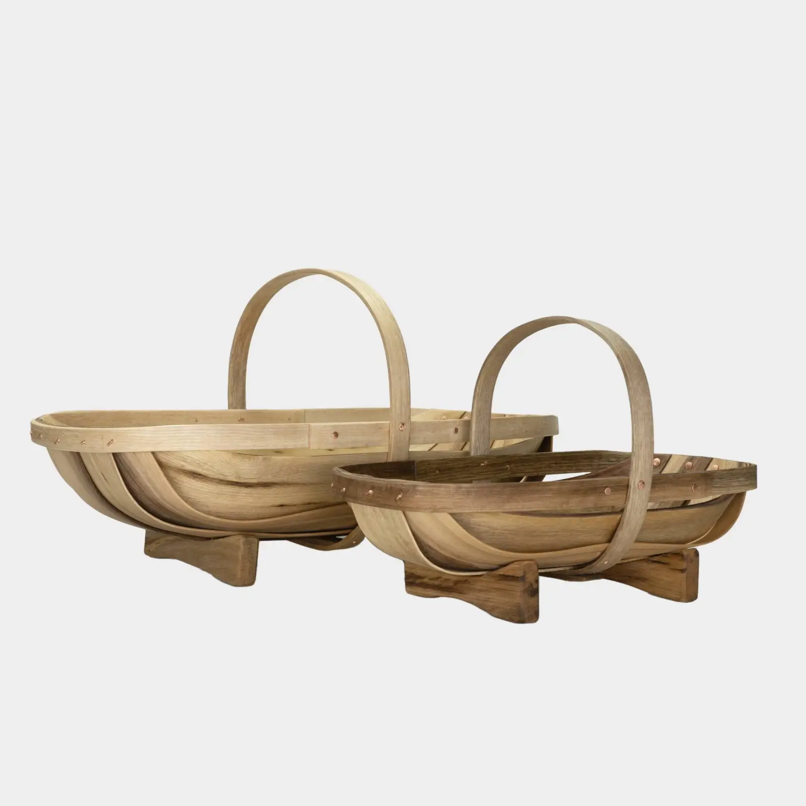 Image of Handmade Bentwood with Copper Trug