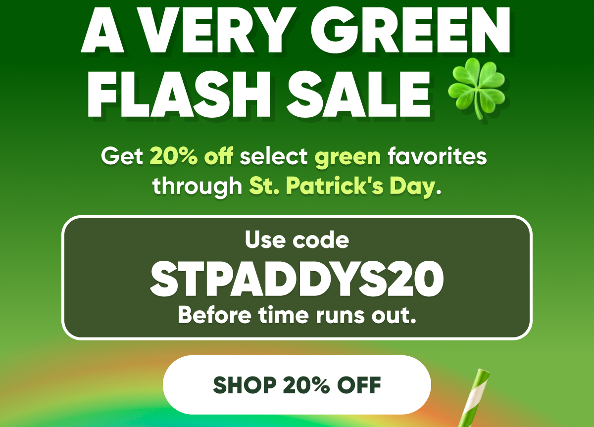 A very Green Flash Sale