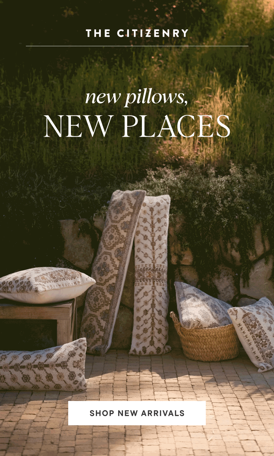 New Pillows. New Places.