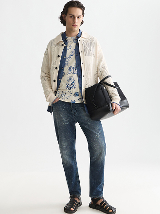 Scotch & Soda x Royal Delft Printed Relaxed T-Shirt