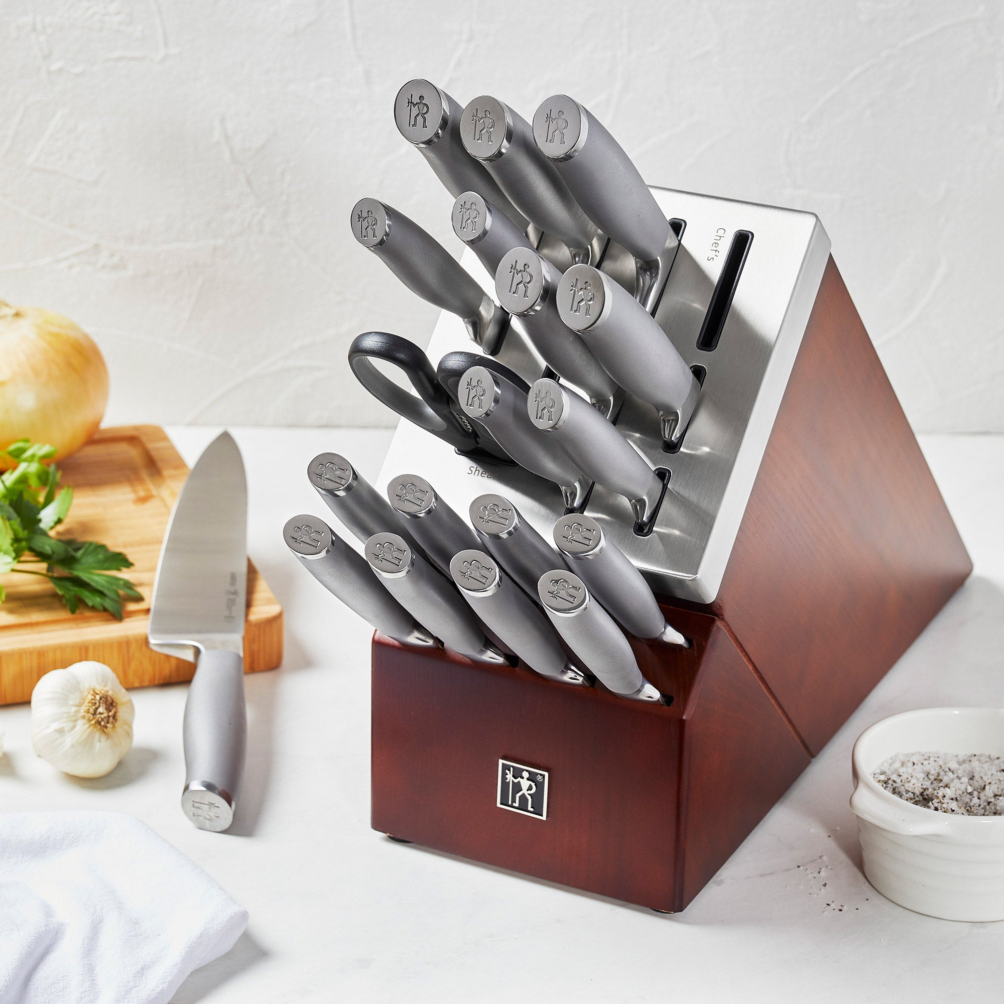 Henckels Modernist 20-Piece Self-Sharpening Knife Block Set