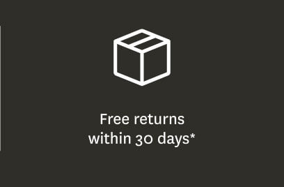 FREE RETURNS WITHIN 30 DAYS