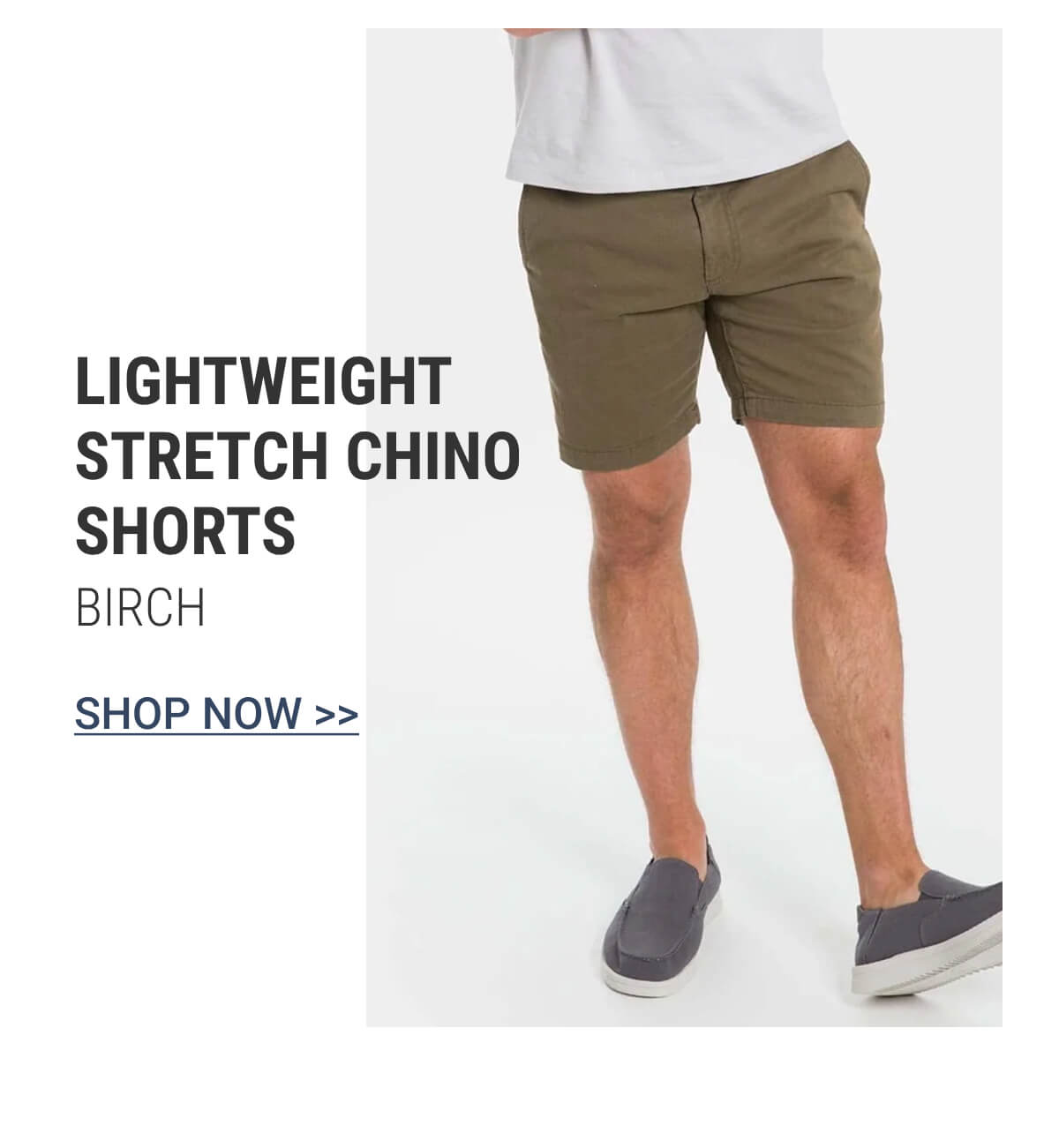 Birch Lightweight Stretch Chino Shorts