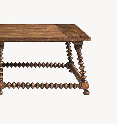 Koda Updated Traditional Brown Acacia Cocktail Table