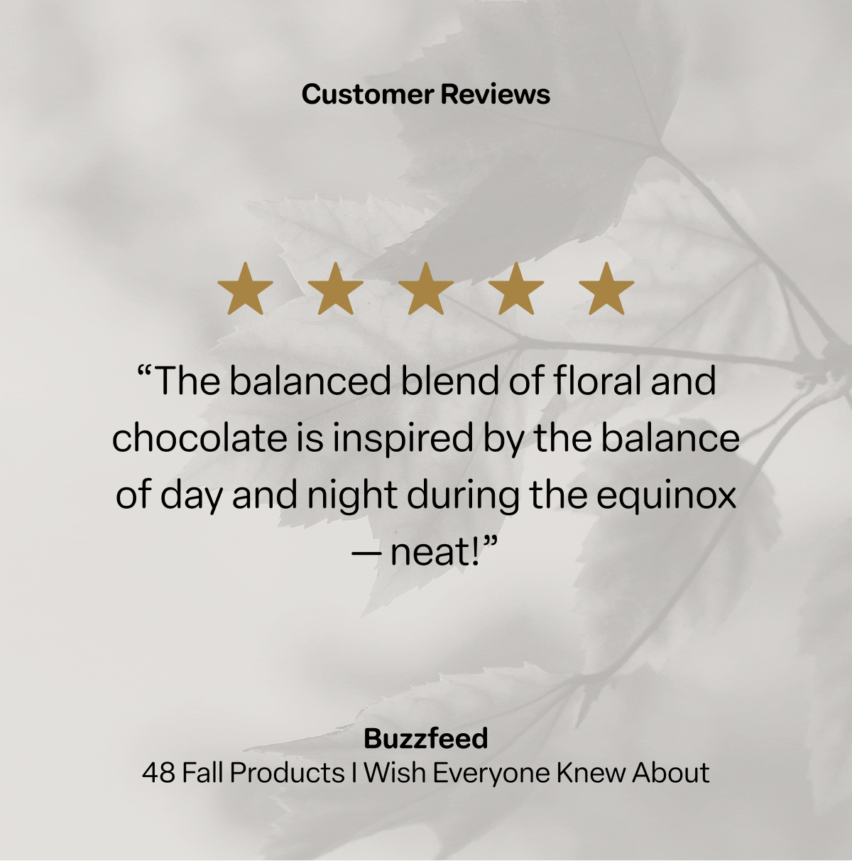 Reviews for Autumnal Equinox