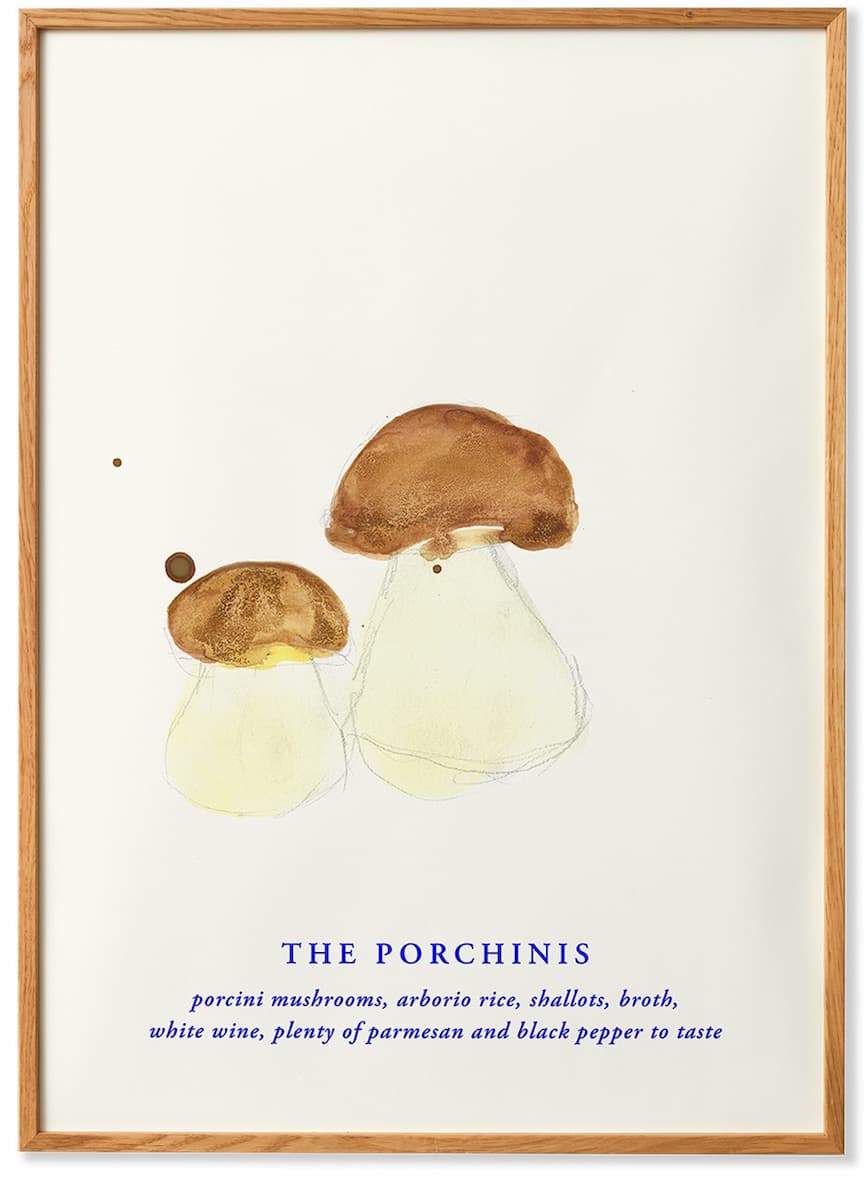 Porcini art print
