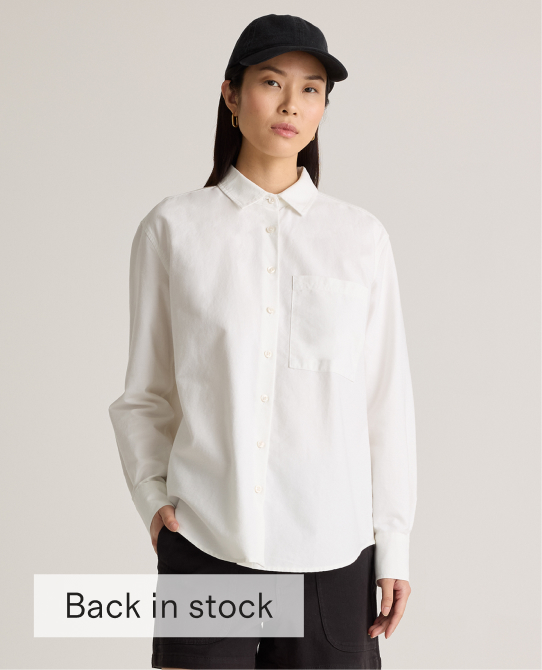 Organic Cotton Relaxed Oxford Shirt
