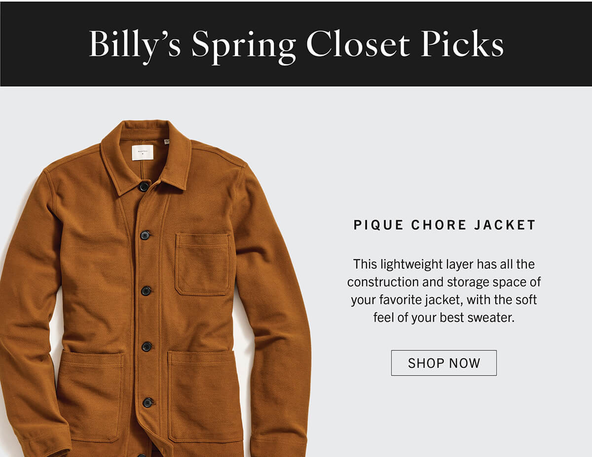 Pique Chore Coat