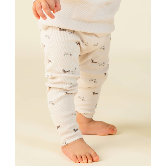 Babies' All Over Print Rib Leggings