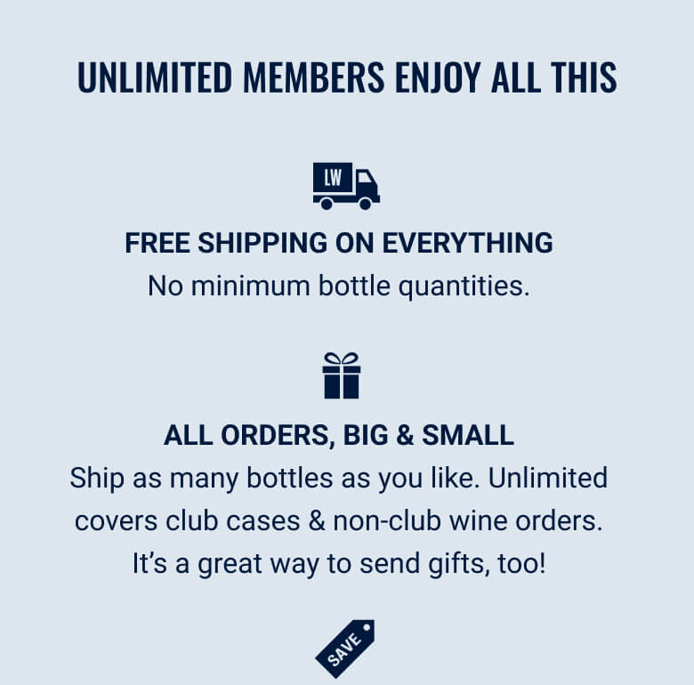Unlimited member benefits