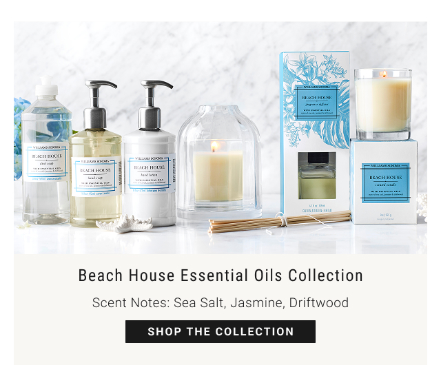 Beach House Essential Oils Collection - Scent Notes: Sea Salt, Jasmine, Driftwood - shop the collection