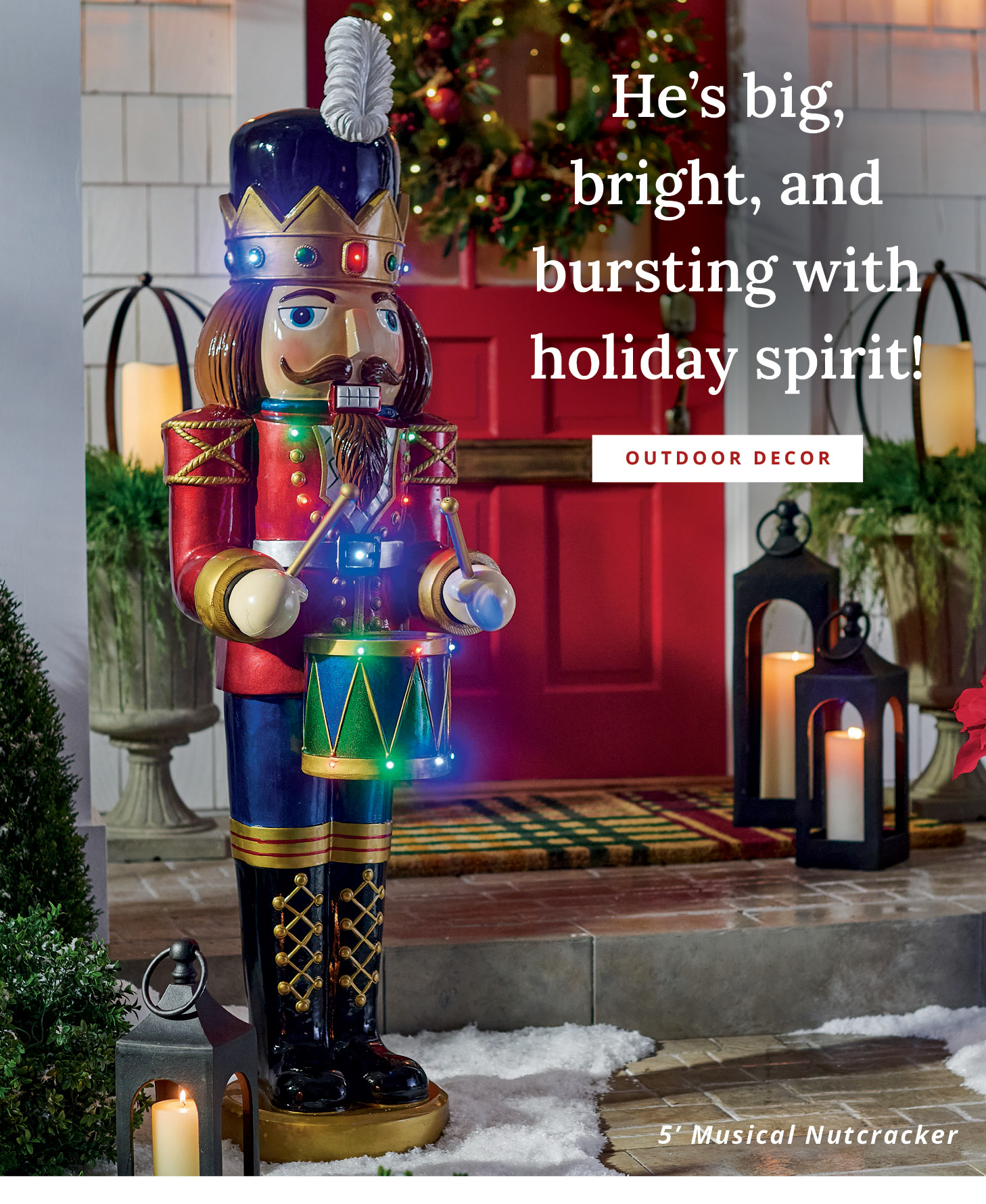 5' Musical Nutcracker
